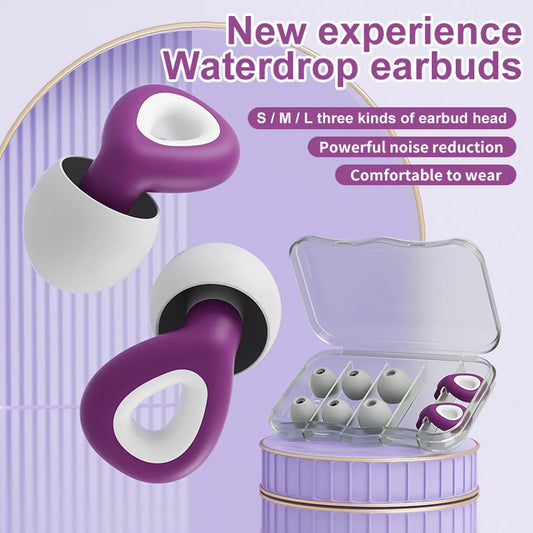 1 Set Ear Plugs For Sleeping Noise Reduction Waterproof Swimming Ear Plug Protection Oordopjes Earplugs Set